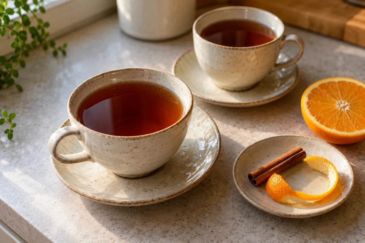 Rooibos-Orangen-Tee mit Zimt
