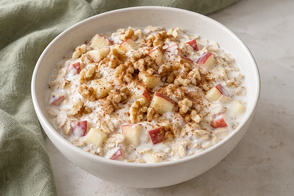 Haferflocken mit Apfel und Joghurt